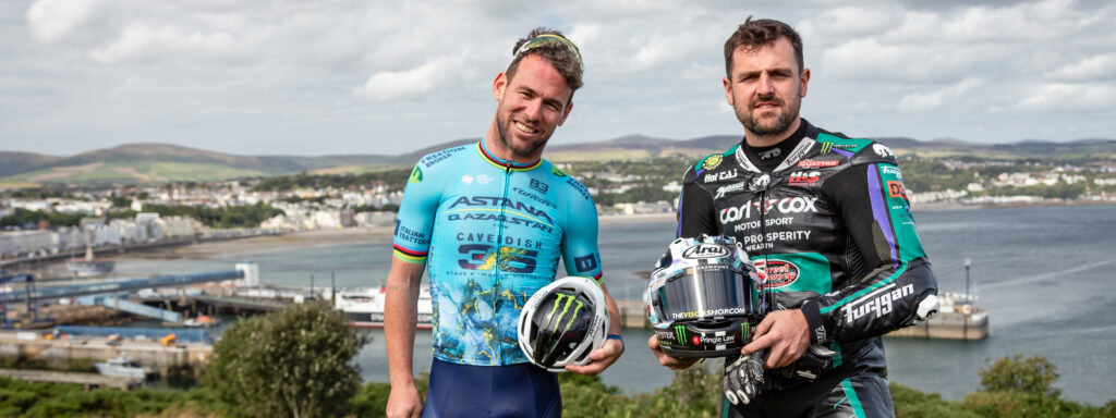 Legends Unite: Michael Dunlop and Sir Mark Cavendish Meet on the Isle of Man